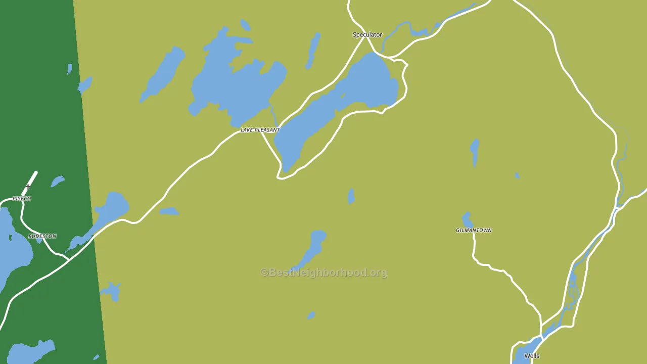 Lake Pleasant, NY block-group voter-turnout map