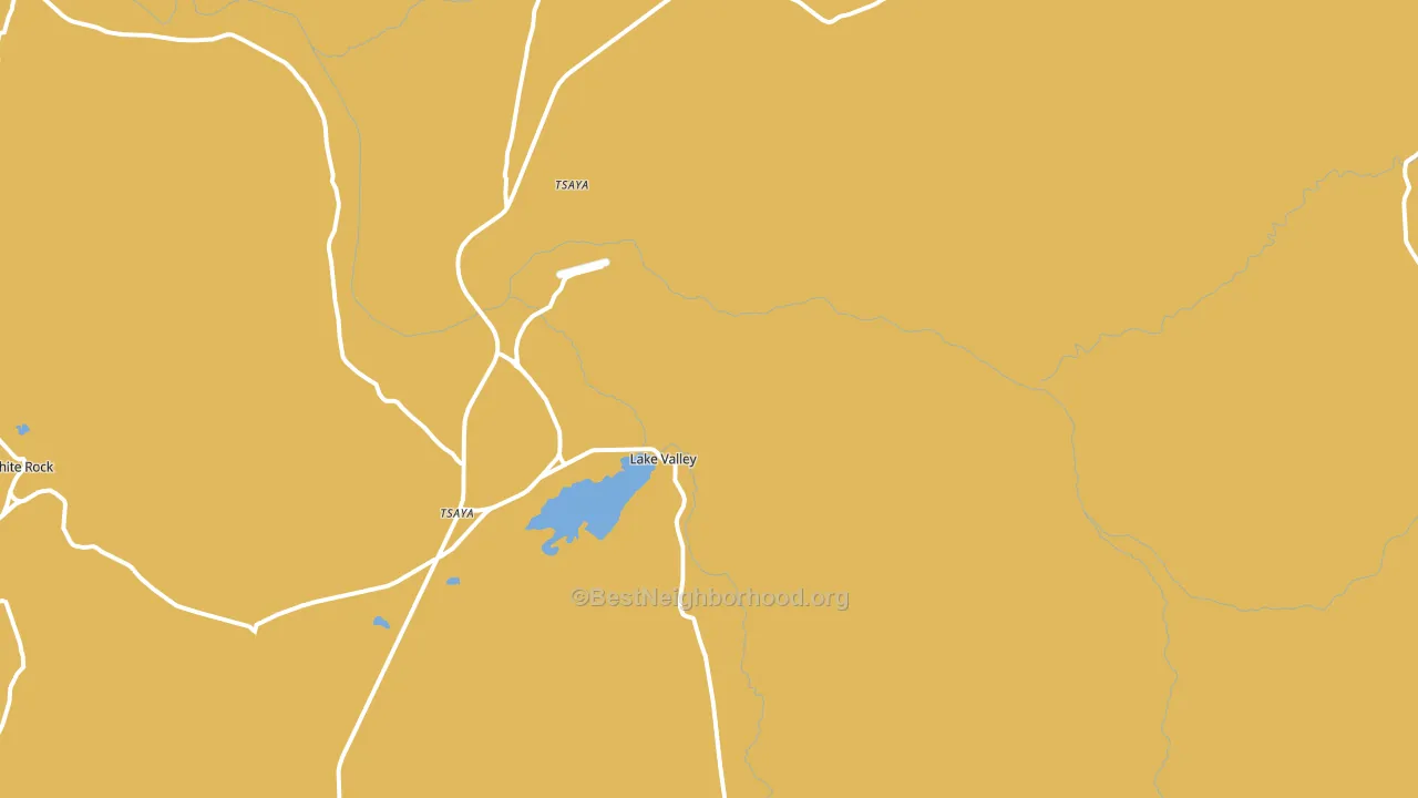 Lake Valley, NM block-group voter-turnout map