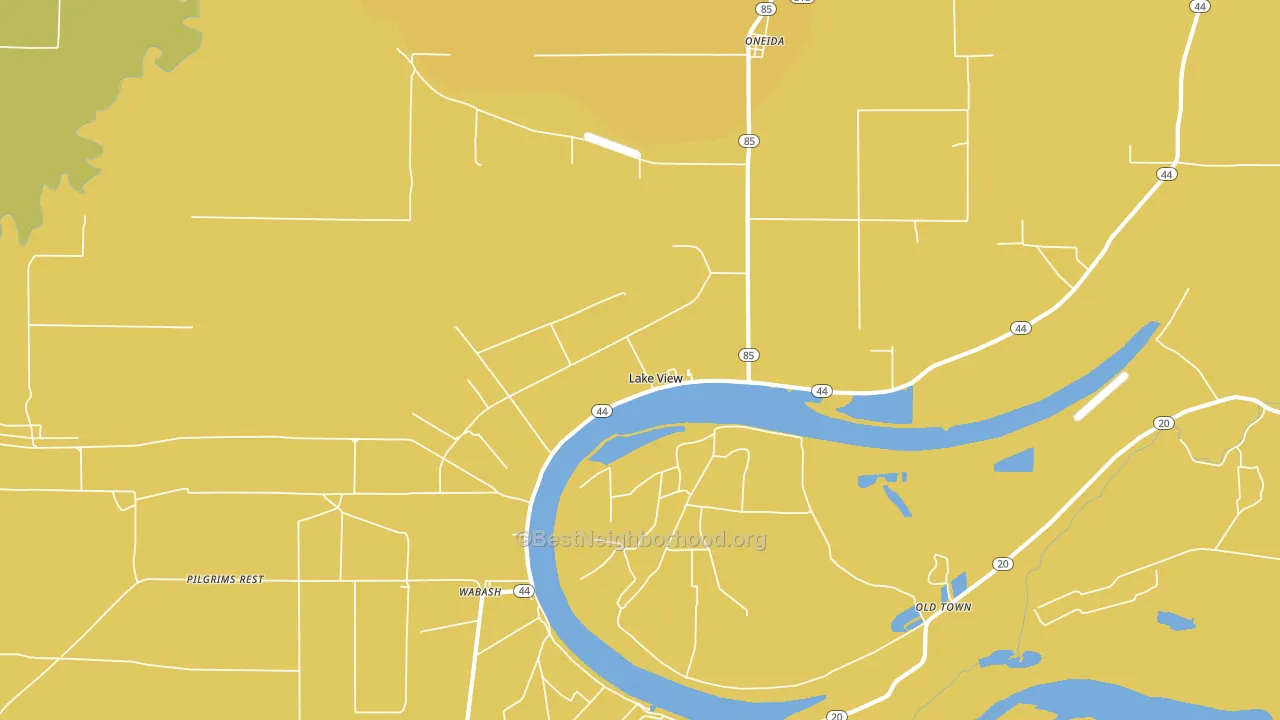 Lake View, AR block-group voter-turnout map