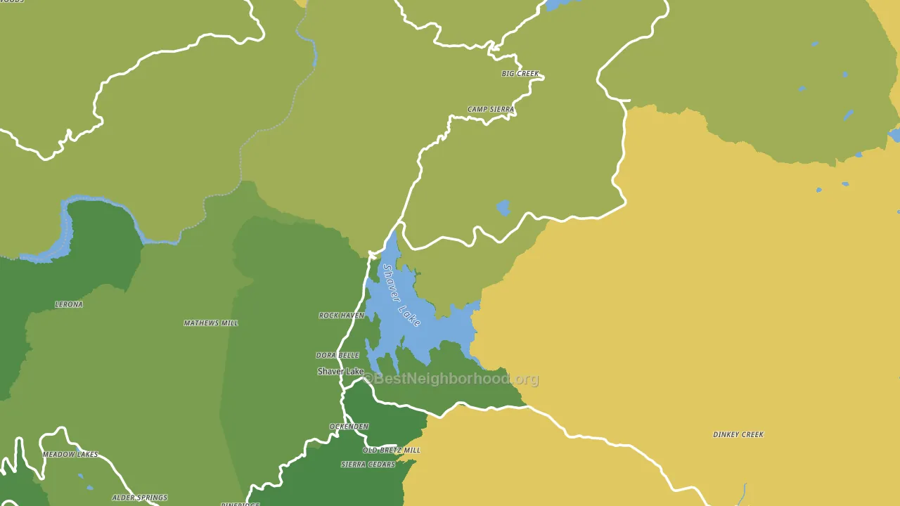 Lakeshore, CA block-group voter-turnout map