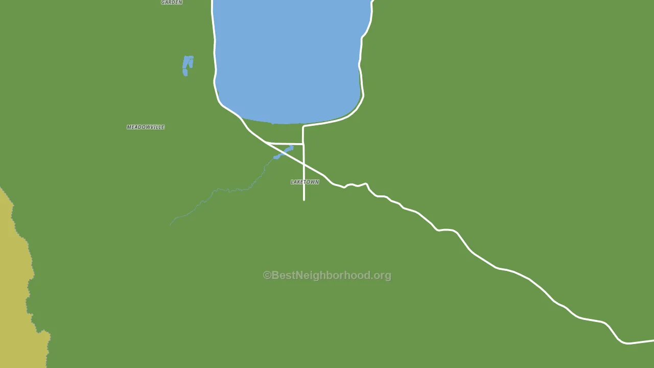 Laketown, UT block-group voter-turnout map