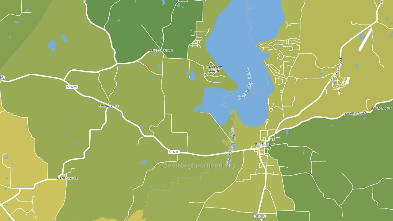 Lakeview Manor, TN block-group voter-turnout map
