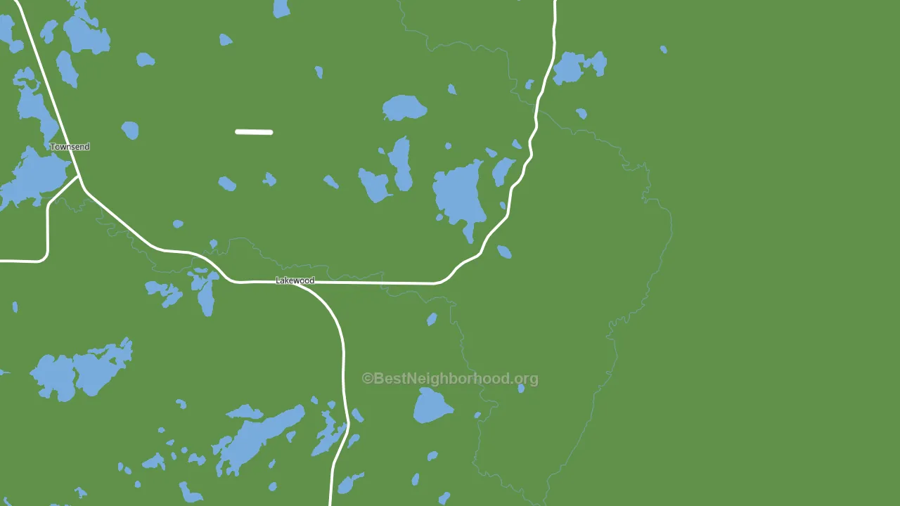 Lakewood, WI block-group voter-turnout map