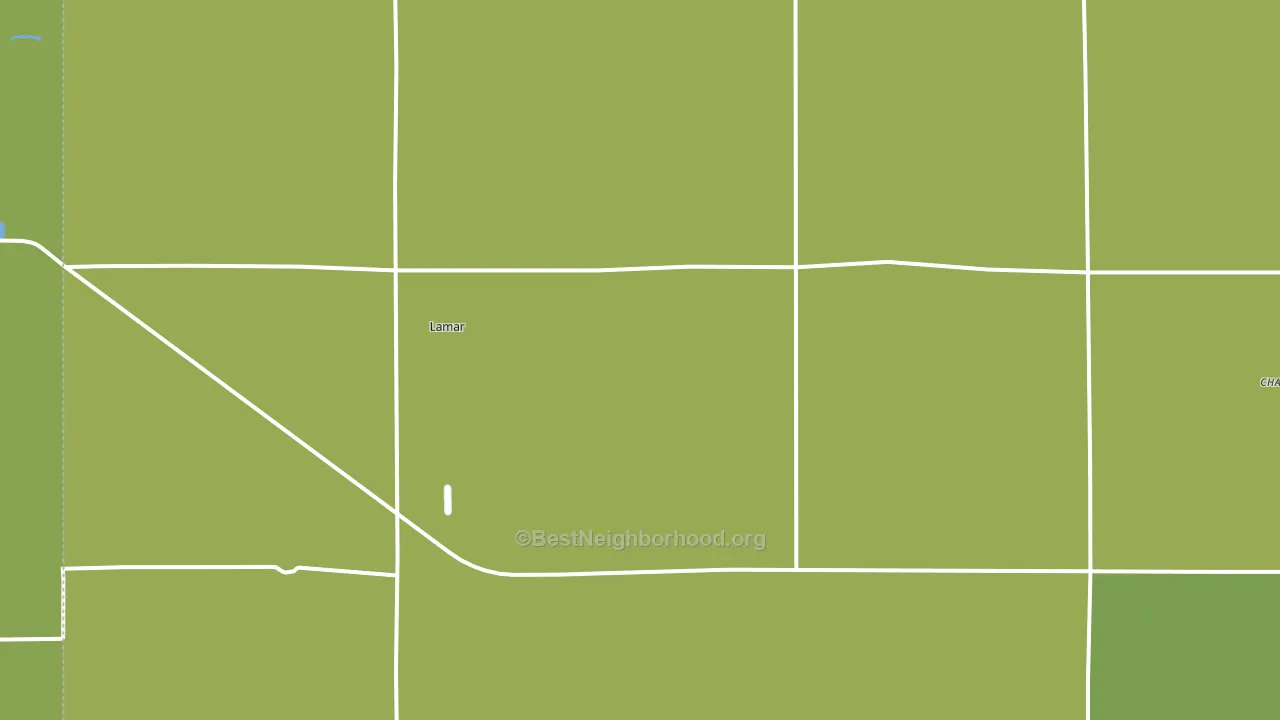 Lamar, NE block-group voter-turnout map