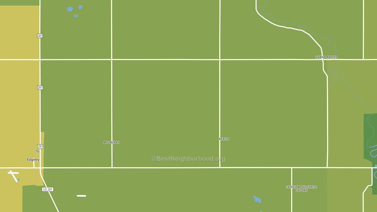 LaMoure County, ND block-group voter-turnout map