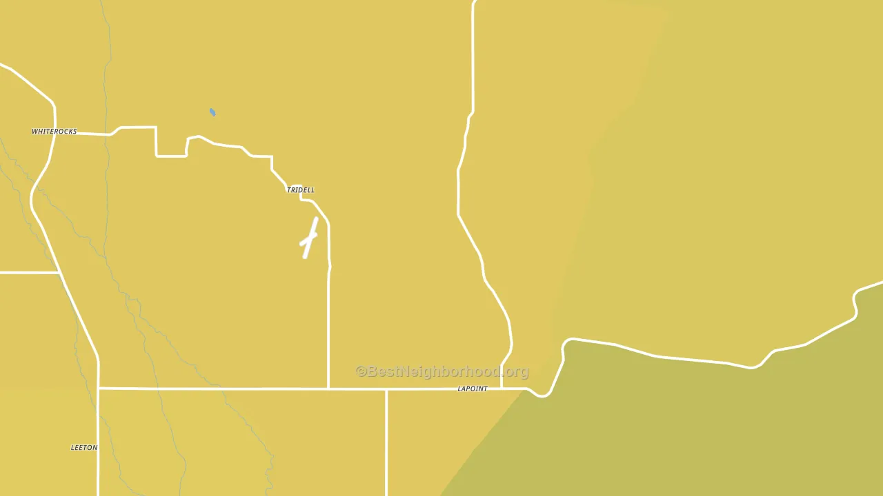 Lapoint, UT block-group voter-turnout map