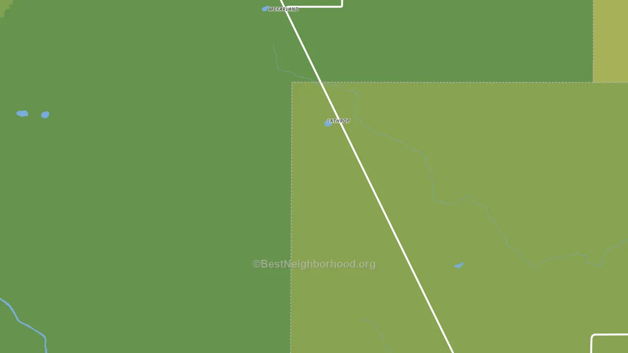 Lathrop, MI block-group voter-turnout map