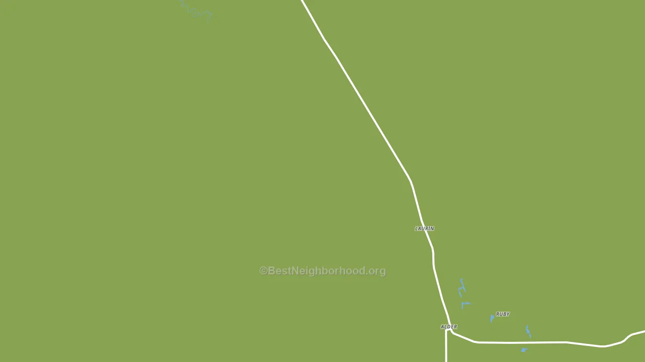 Laurin, MT block-group voter-turnout map