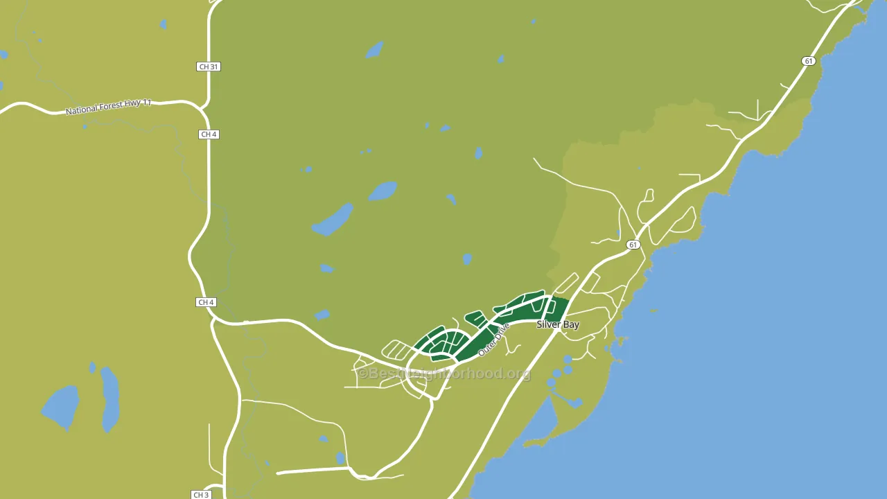 Lax Lake, MN block-group voter-turnout map