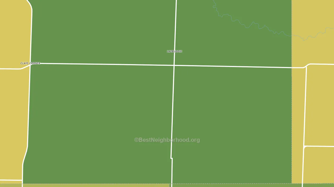 Lazbuddie, TX block-group voter-turnout map