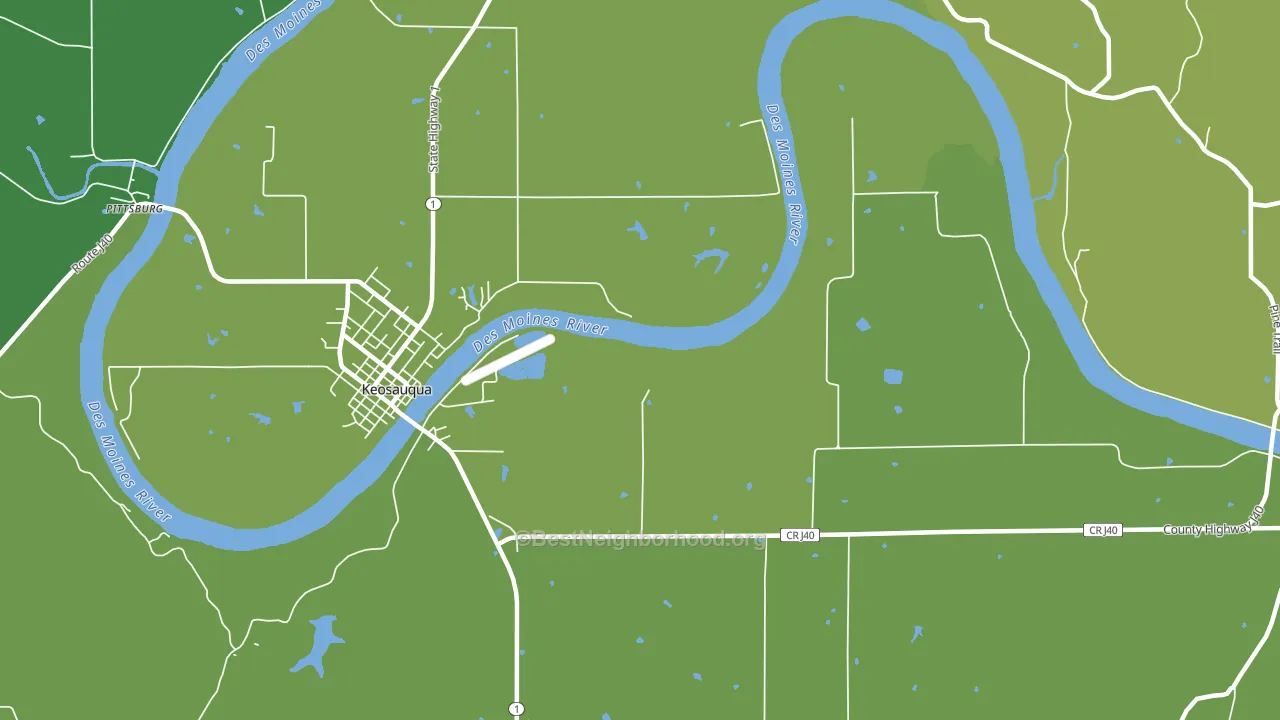 Lebanon, IA block-group voter-turnout map