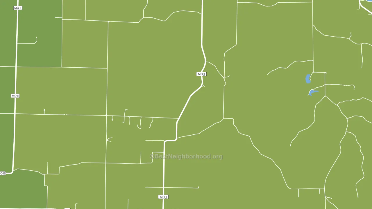 Lebo, MO block-group voter-turnout map