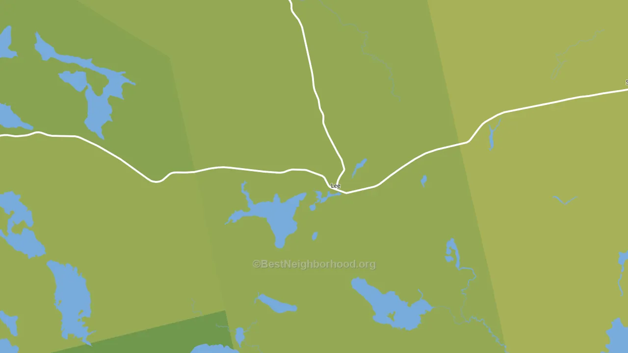 Lee, ME block-group voter-turnout map