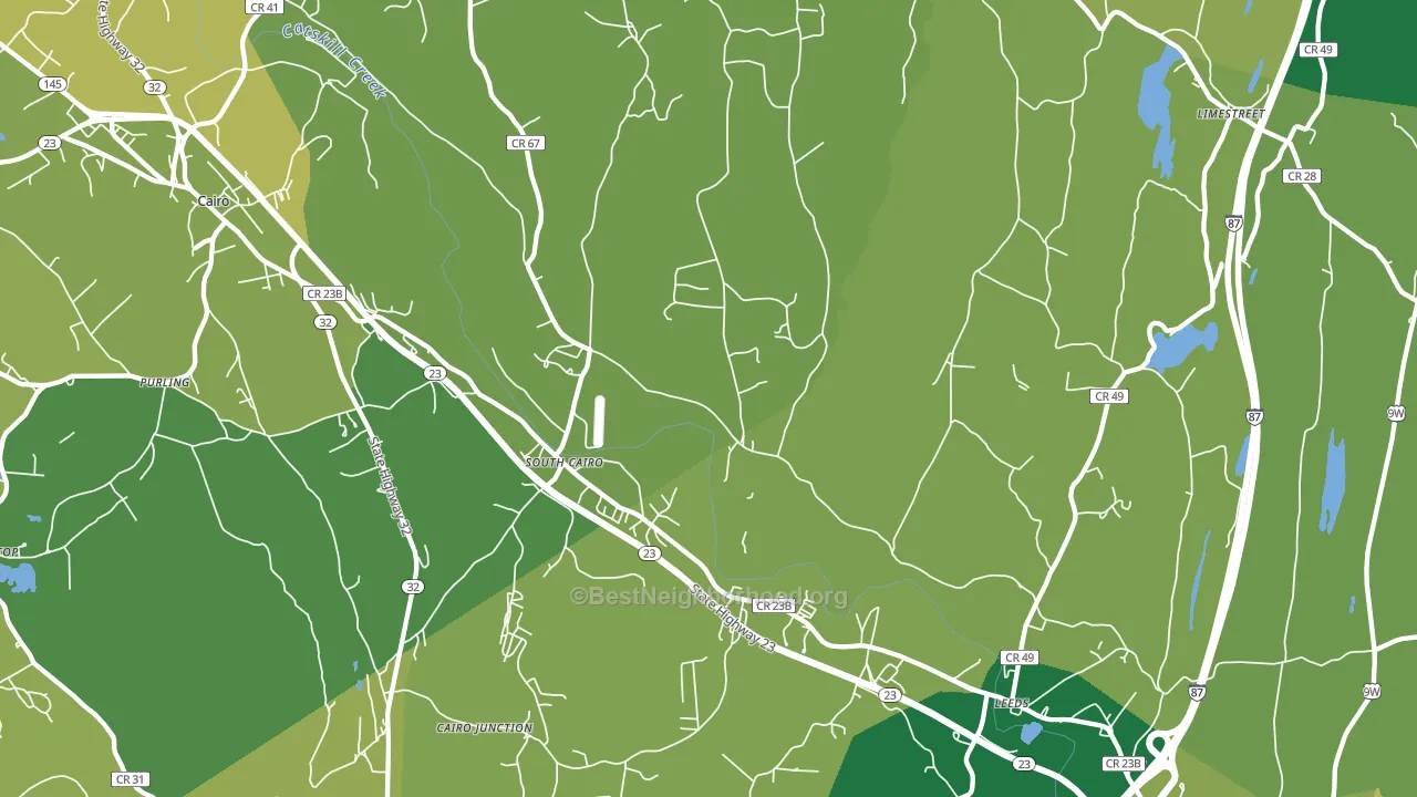 Leeds, NY block-group voter-turnout map