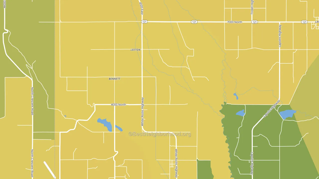 Leeton, UT block-group voter-turnout map