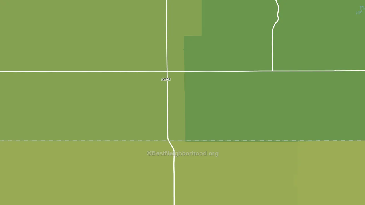 Lefor, ND block-group voter-turnout map