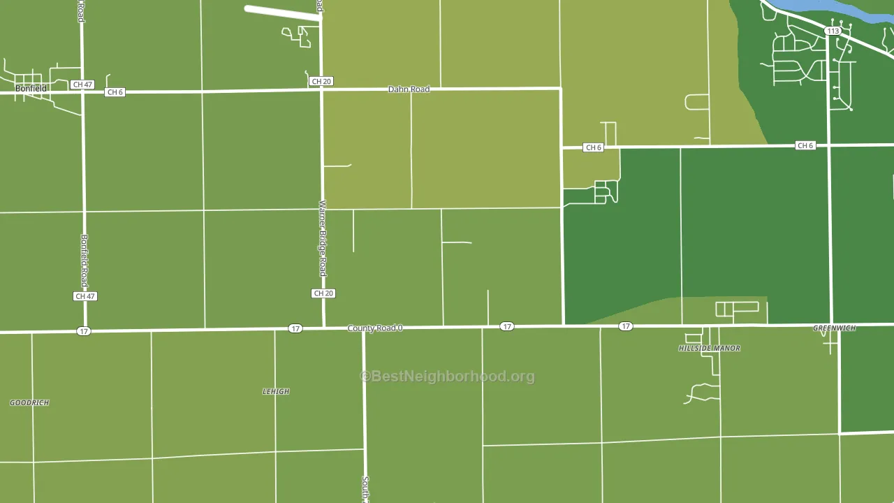 Lehigh, IL block-group voter-turnout map
