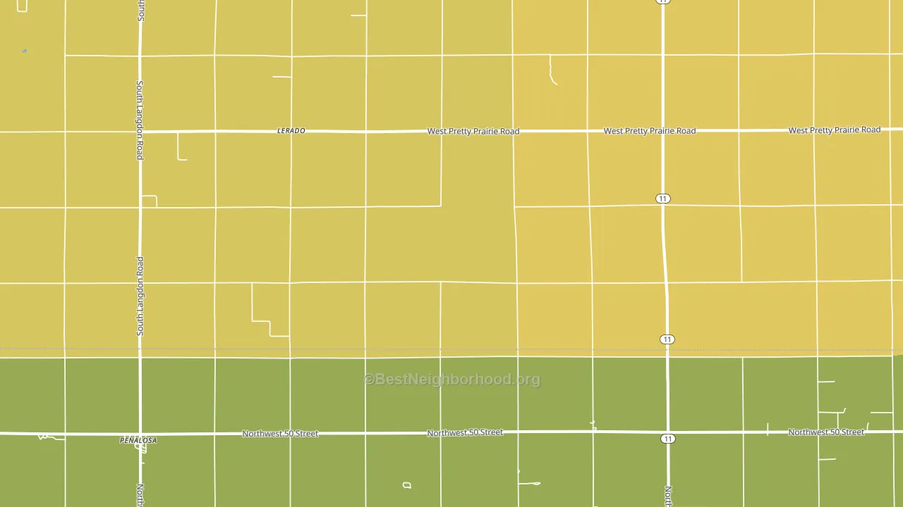 Lerado, KS block-group voter-turnout map