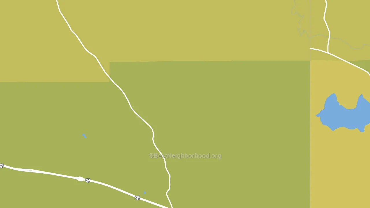 Leupp Corner, AZ block-group voter-turnout map