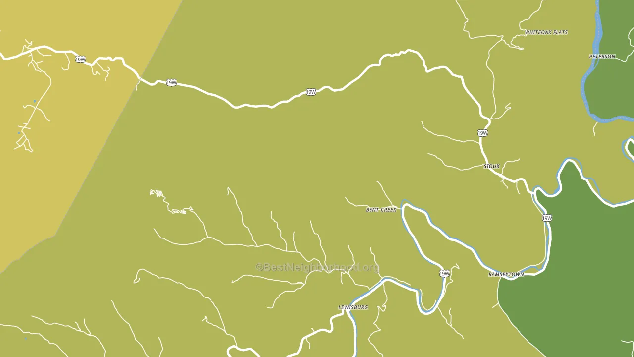 Lewisburg, NC block-group voter-turnout map