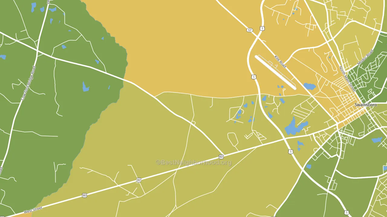 Lexsy, GA block-group voter-turnout map