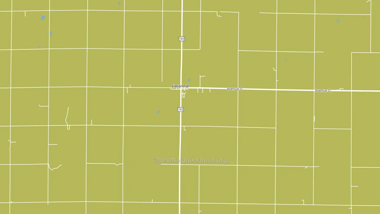 Liebenthal, KS block-group voter-turnout map