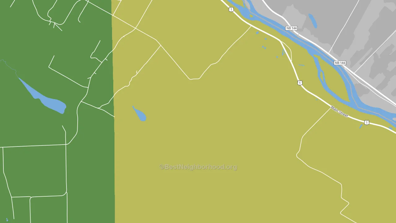 Lille, ME block-group voter-turnout map