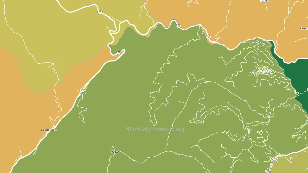 Lillyhaven, WV block-group voter-turnout map