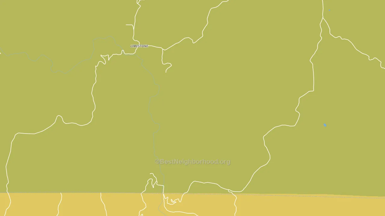 Limestone, AR block-group voter-turnout map
