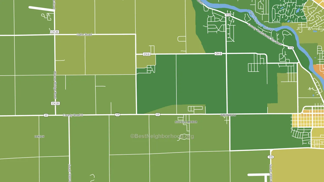 Limestone, IL block-group voter-turnout map