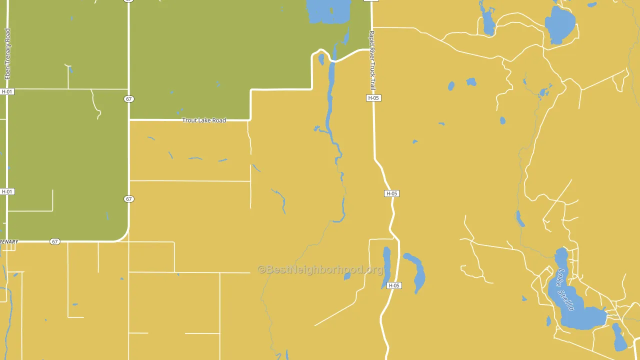 Limestone, MI block-group voter-turnout map