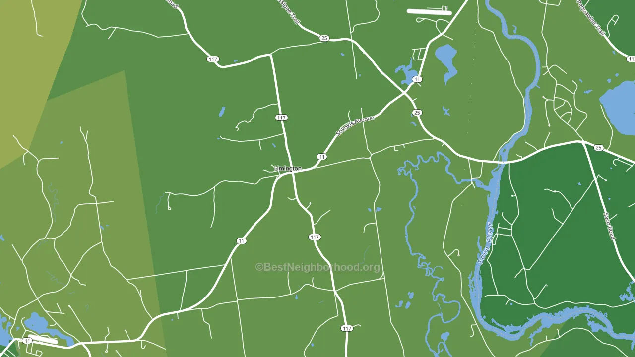 Limington, ME block-group voter-turnout map