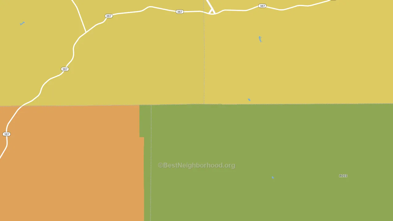 Linch, WY block-group voter-turnout map
