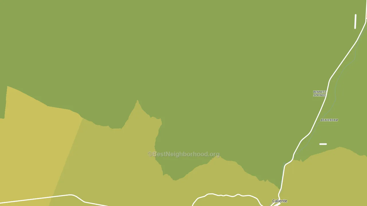 Lincoln County, NV block-group voter-turnout map