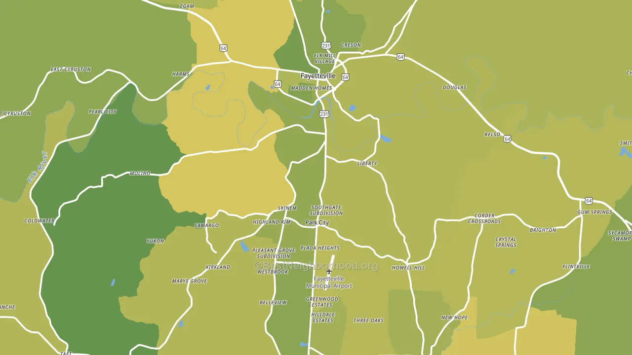 Lincoln County, TN block-group voter-turnout map