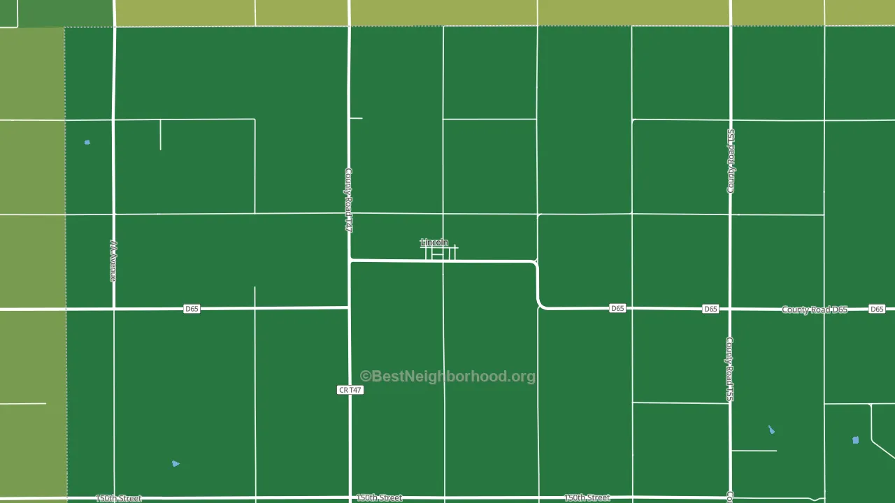 Lincoln, IA block-group voter-turnout map
