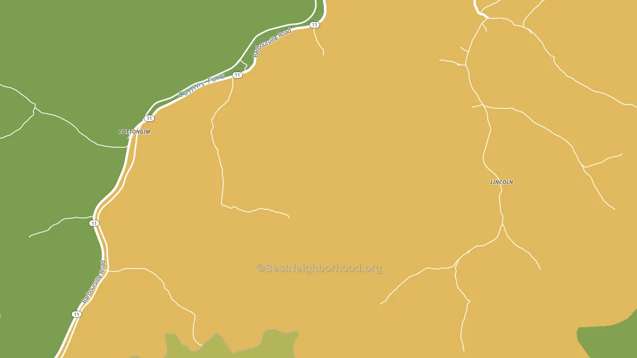 Lincoln, KY block-group voter-turnout map
