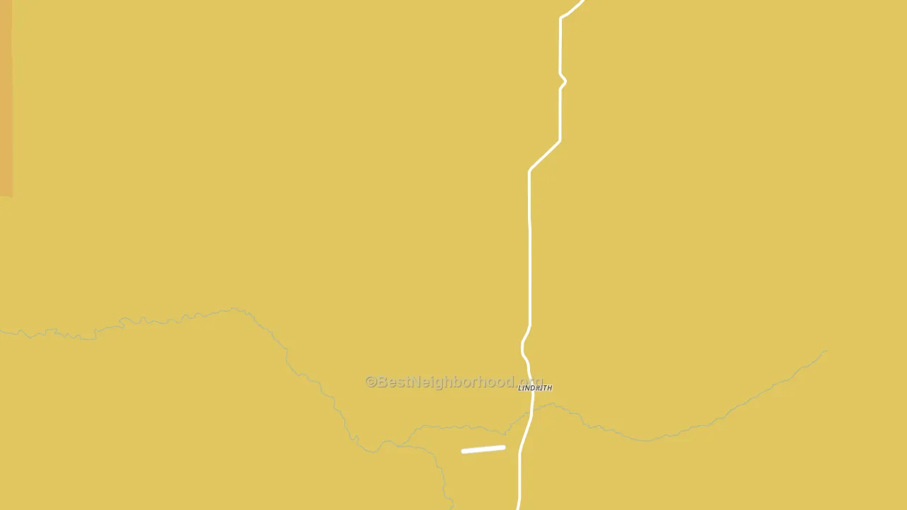 Lindrith, NM block-group voter-turnout map