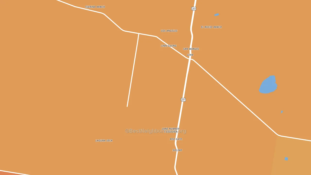 Linn, TX block-group voter-turnout map