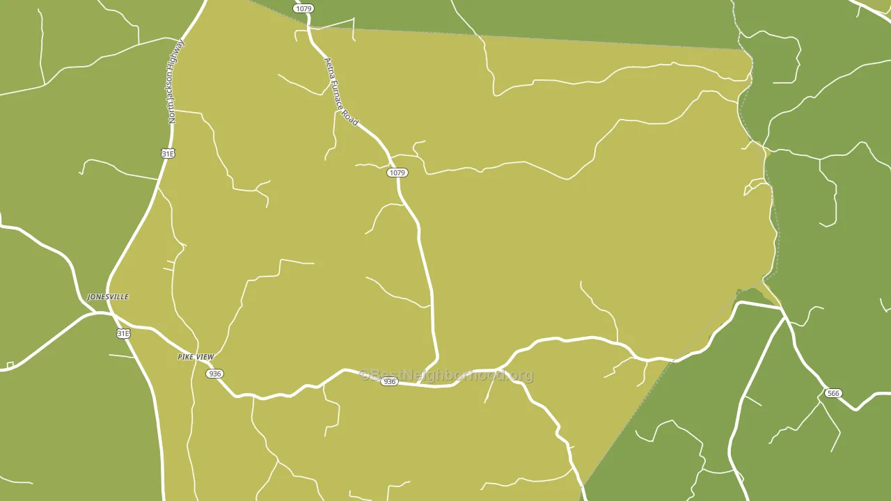 Linwood, KY block-group voter-turnout map
