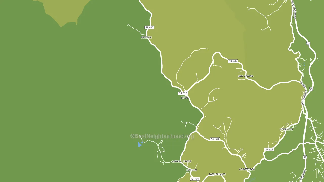 Lipps, VA block-group voter-turnout map