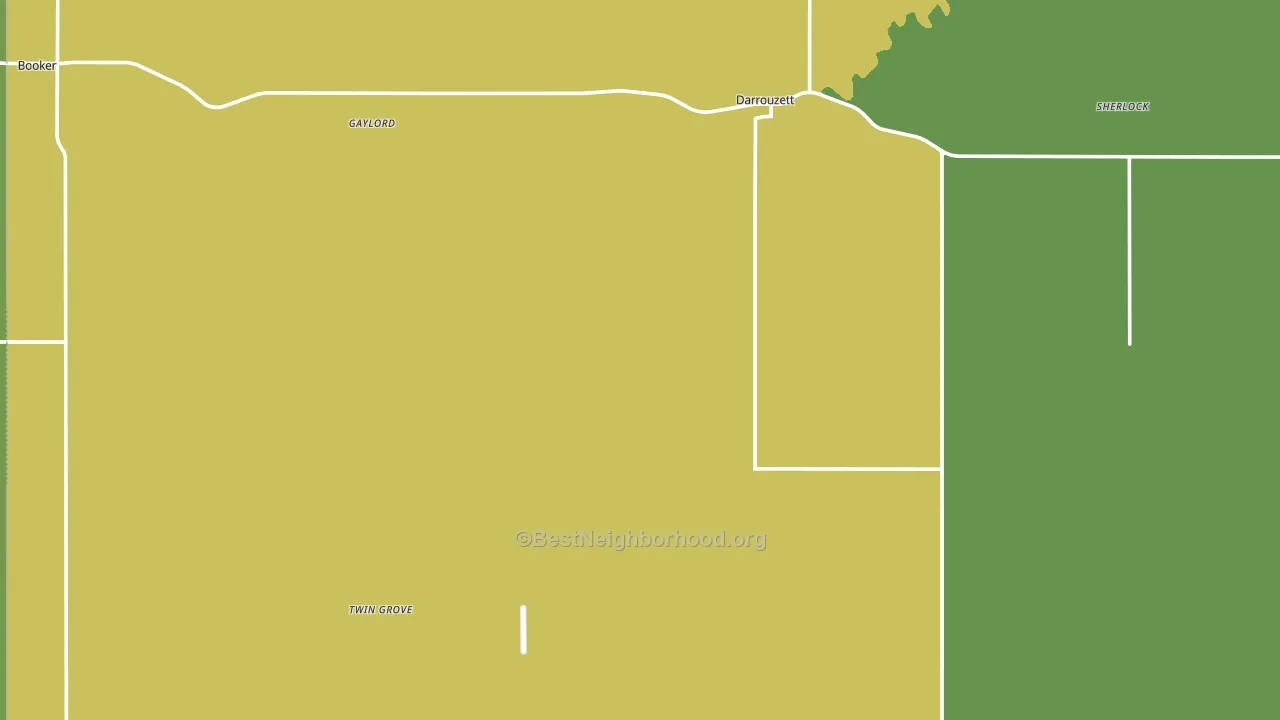 Lipscomb County, TX block-group voter-turnout map