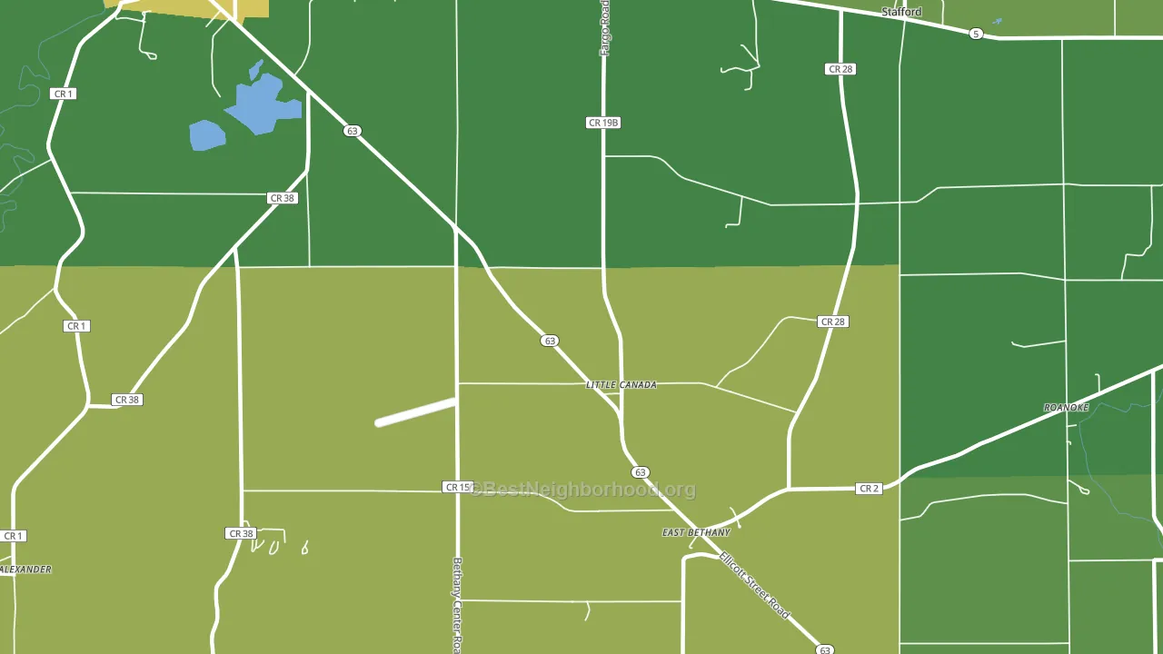 Little Canada, NY block-group voter-turnout map