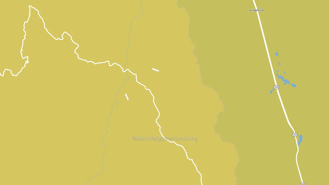 Little Lake, CA block-group voter-turnout map