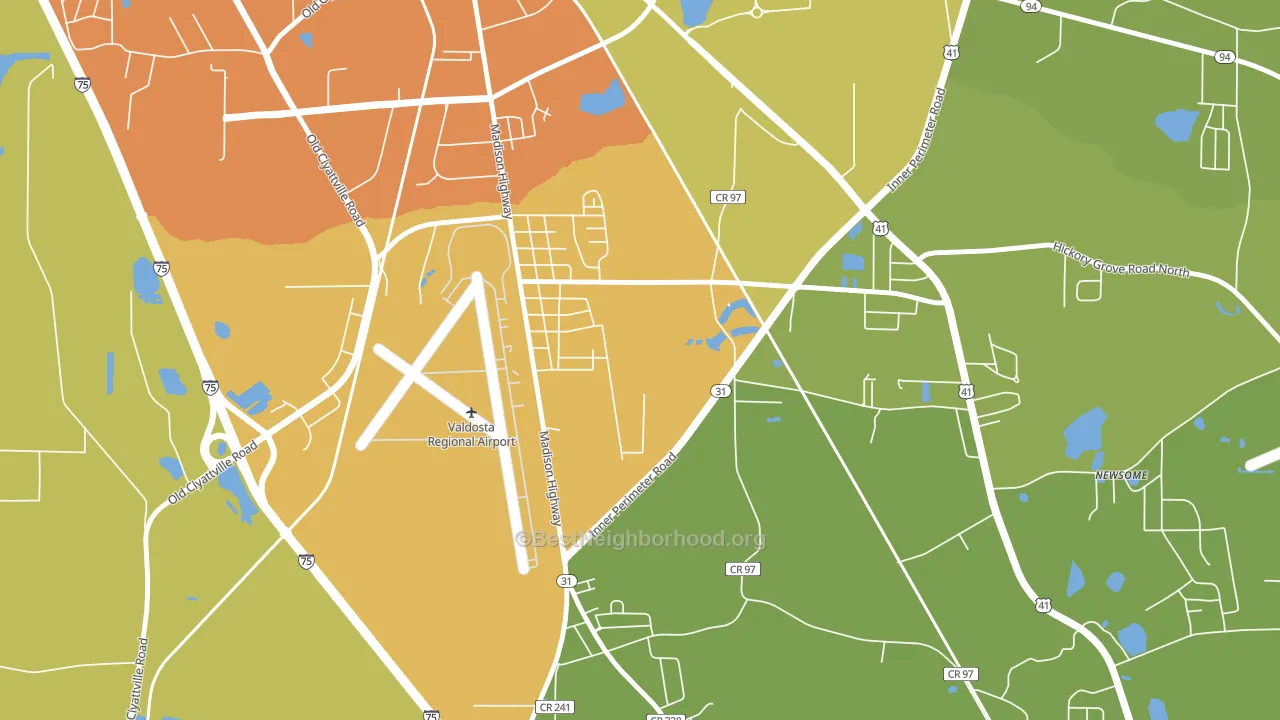 Little Miami, GA block-group voter-turnout map