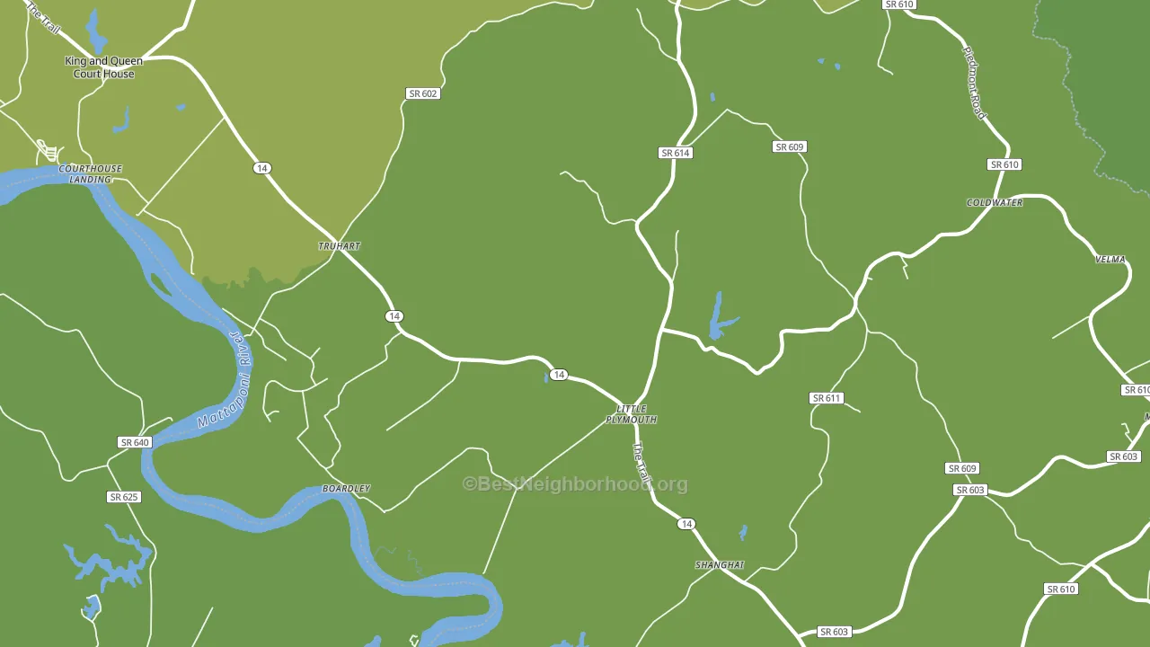 Little Plymouth, VA block-group voter-turnout map