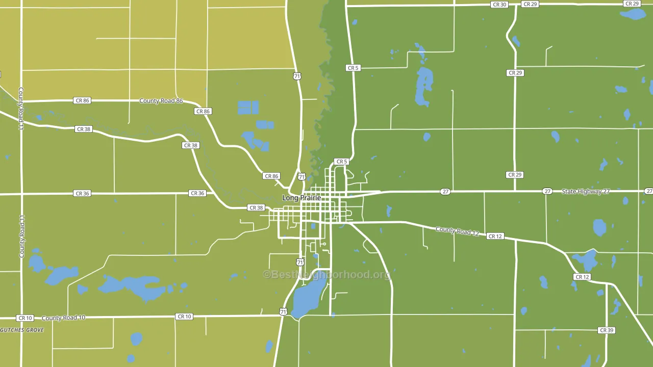 Little Sauk, MN block-group voter-turnout map