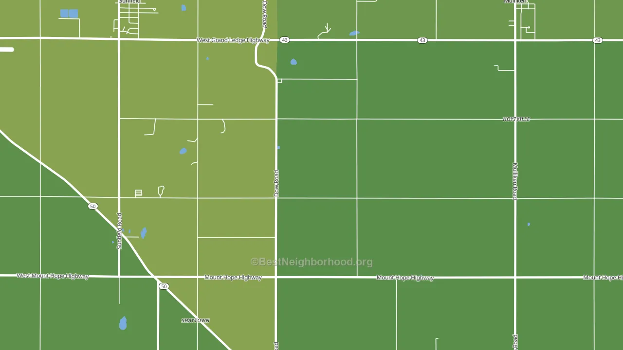 Little Venice, MI block-group voter-turnout map