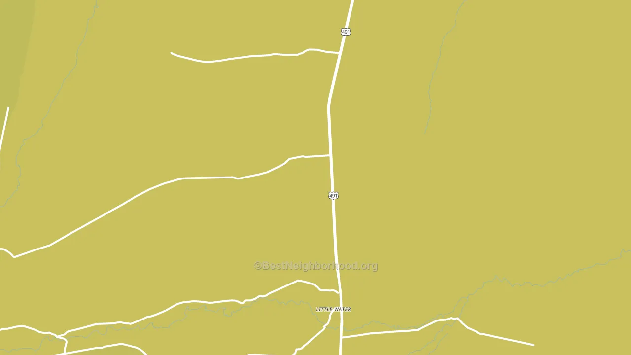 Little Water, NM block-group voter-turnout map
