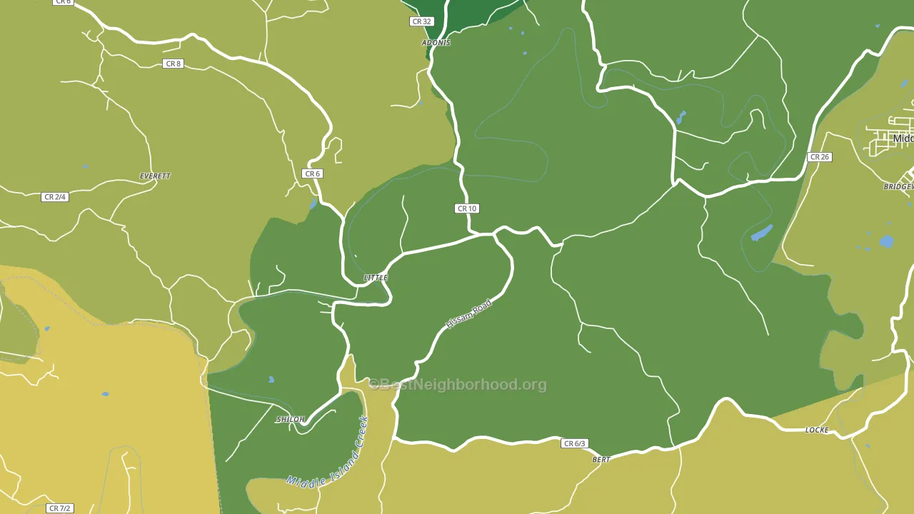 Little, WV block-group voter-turnout map